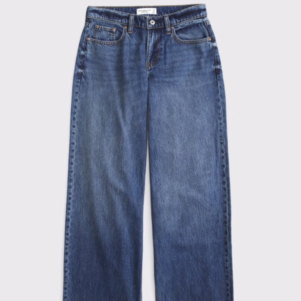 Abercrombie Low Rise Ultra Loose Jeans